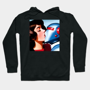 robot love Hoodie